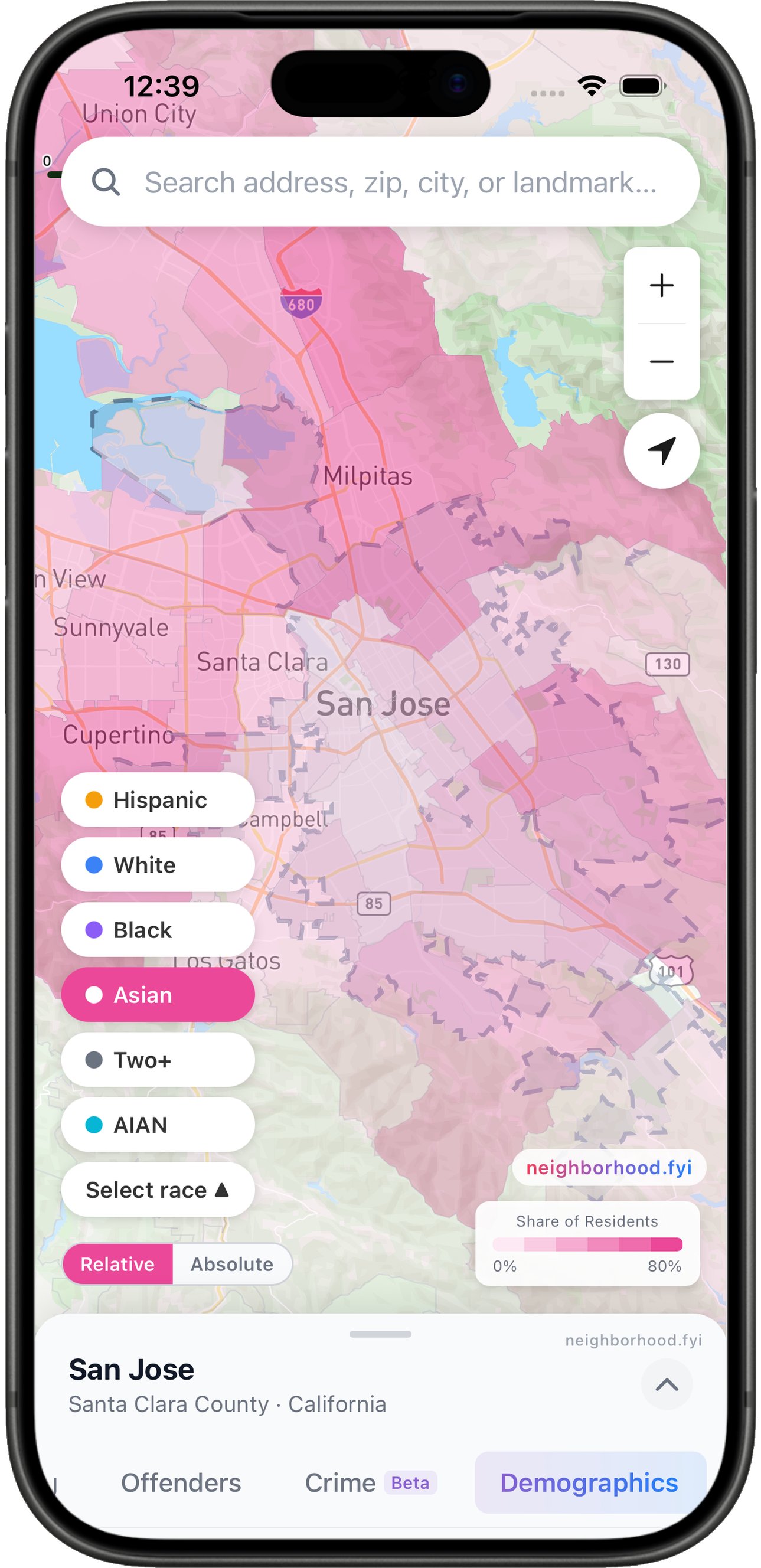 Race & Ethnicity heatmap